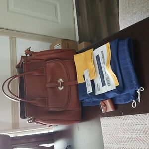 Dooney and Bourke Florentine Toscana Front Pocket Satchel